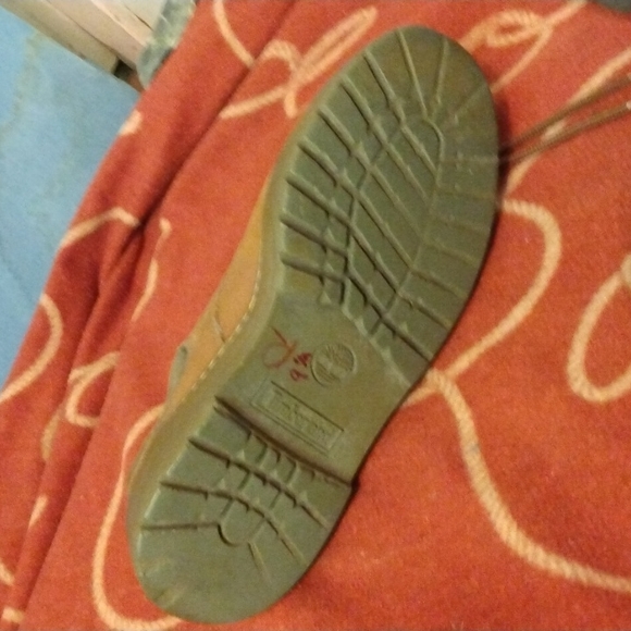 Men's size 9.5 brown work boots used. - Picture 3 of 8